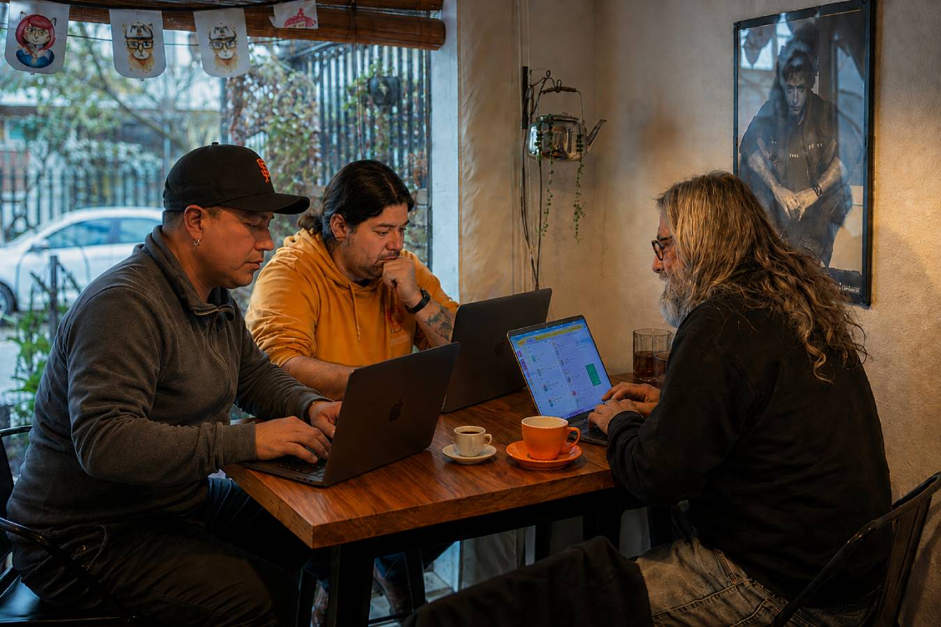 Equipo fundador de BRB2 Tech, estudio de ingeniería de software en Chile